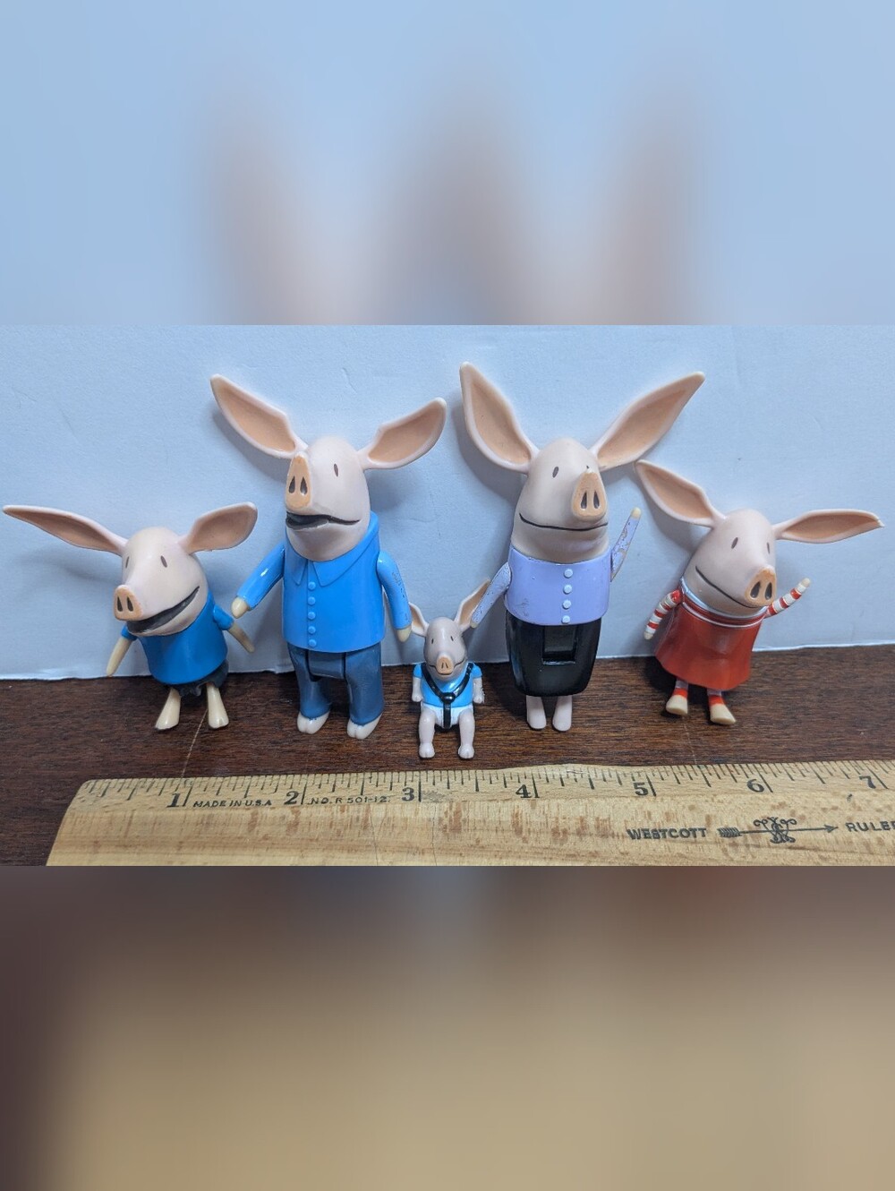 Olivia The Pig Figures Family Mixed Lot Of 5 Olivia Brother Spin Master Toys